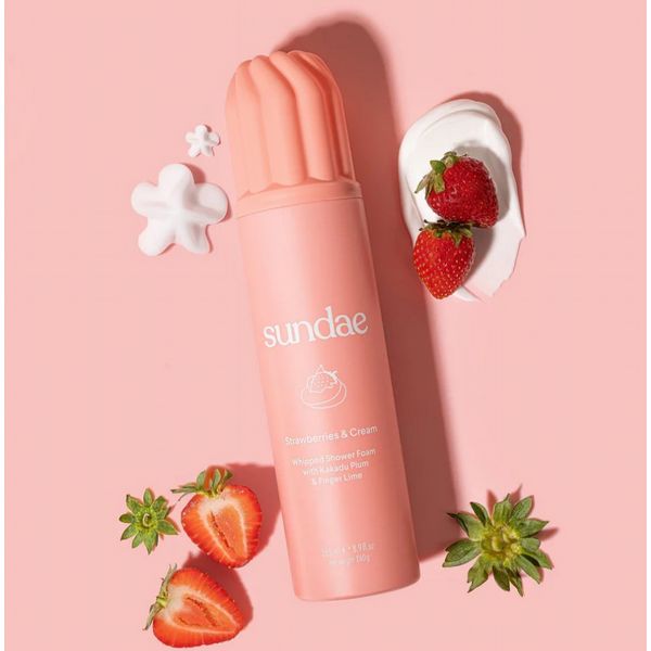 Sundae Whipped Shower Foam Strawberries & Cream