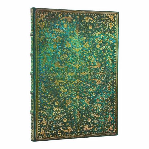 Emerald Flower (Nature�s Grace) Grande Lined Hardcover Journal (Elastic Band Closure)