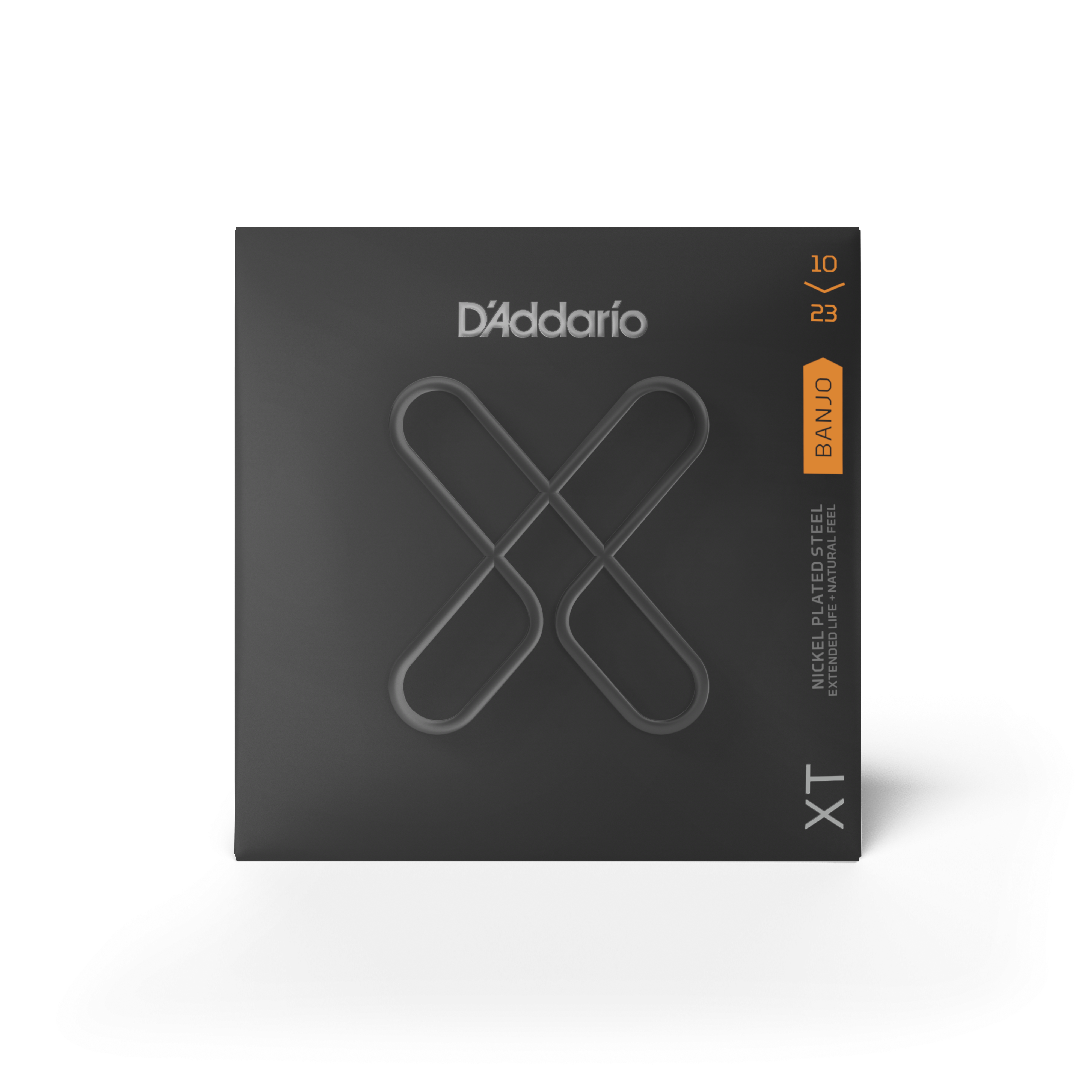 D'Addario XTJ1023, XT Banjo Nickel Plated Steel, Medium, 10-23