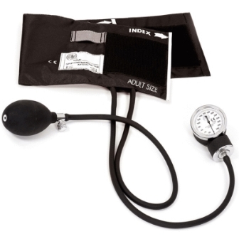 Standard Aneroid Sphygmomanometer - Black